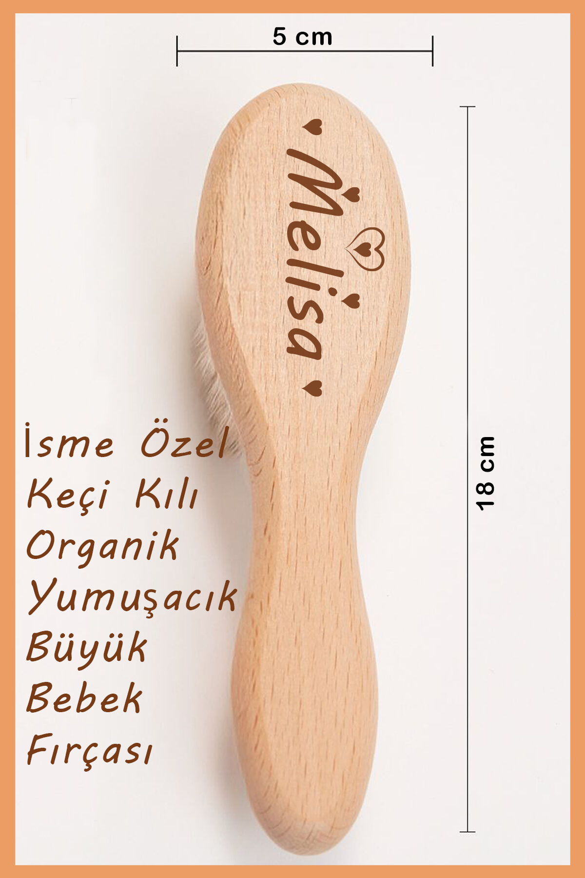 Born in 2026 %100 Pamuk Organik İsim Baskılı Yenidoğan Hastane Çıkışı Fırça Bebek Hediyesi - Görsel 3