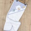 Erkek Bebek Ayıcık Havlu % 100 Pamuk Kumaş STL6606
