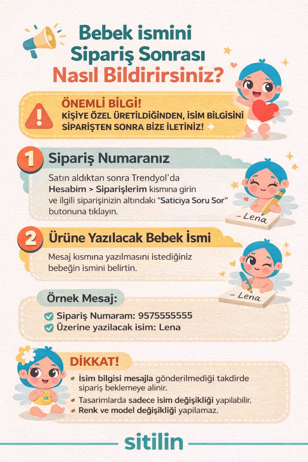 Kız Bebek %100 Pamuk Melek Organik İsim Baskılı Yenidoğan Hastane Çıkışı Fırça Bebek Hediye Seti - Görsel 4