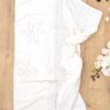 Kız Erkek Kelebek Bebek Çift Katlı Natural Penye Battaniye STL6877