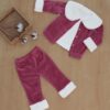 Kız Bebek Kürklü 3 Lü Lila Takım Seti STL6364