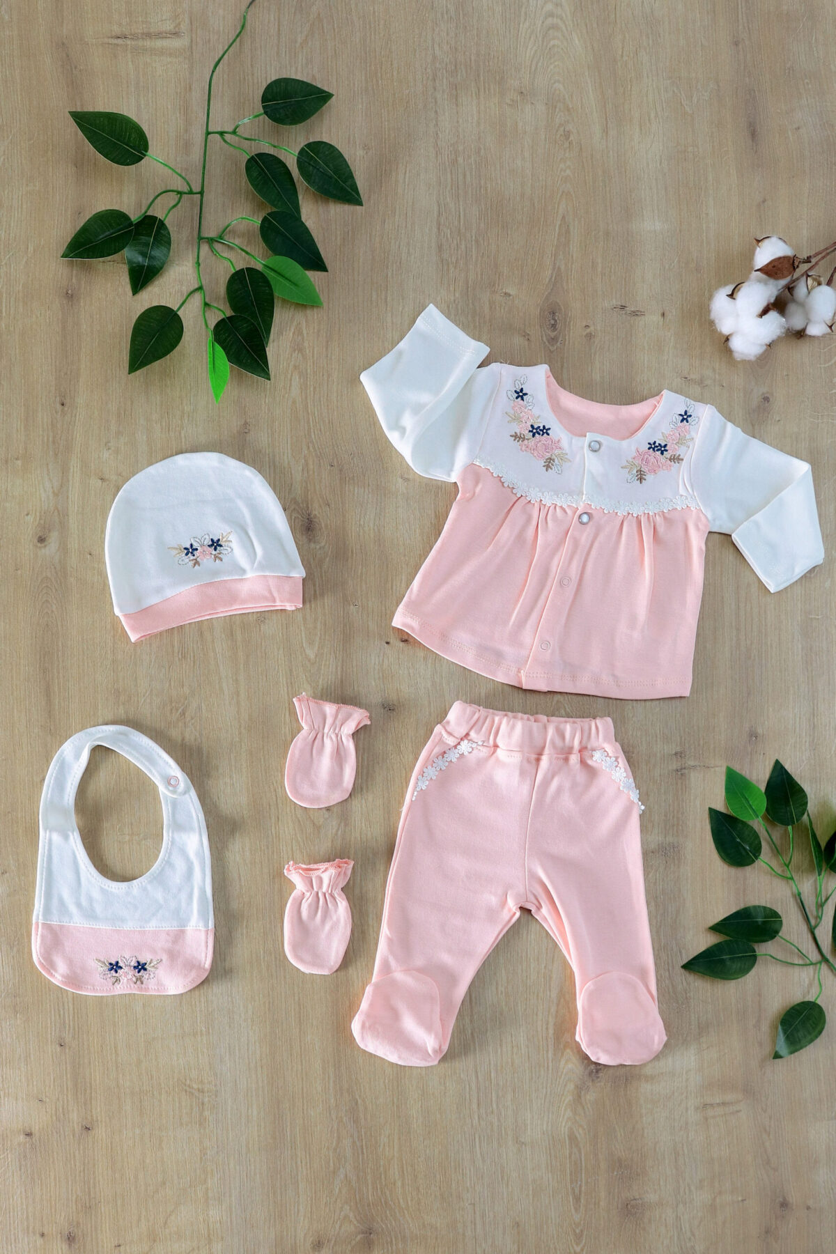 Kız Bebek Somon Hastane Çıkışı STL4684 - Görsel 3