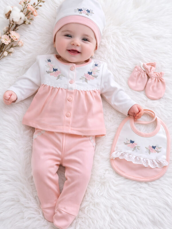 Kız Bebek Somon Hastane Çıkışı STL4684
