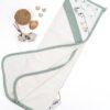 Kız Erkek Bebek Yeşil Havlu % 100 Pamuk Kumaş STL6707