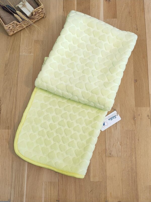 Peluş Kalp Bebek Battaniyesi STL5051