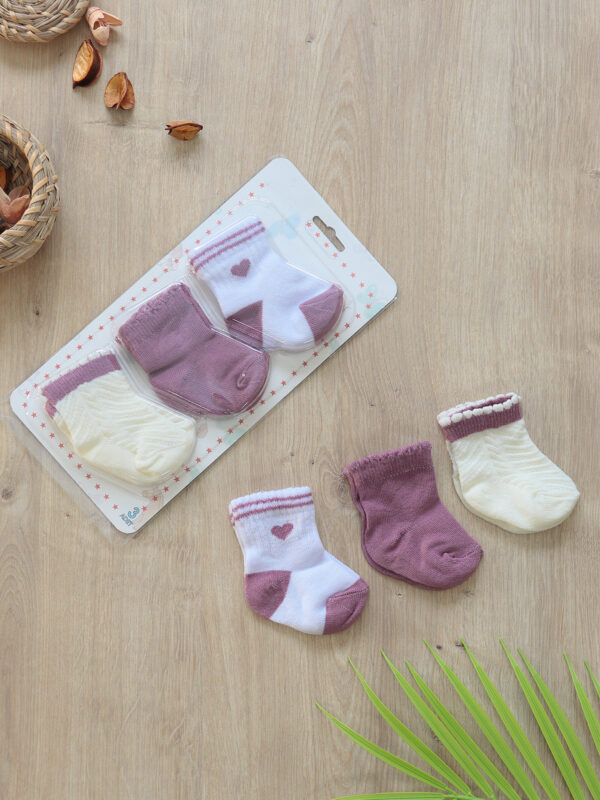 Kız Bebek Çorap 6 Çift 0-12 Ay Yenidoğan bebek Hediyesi STL7188
